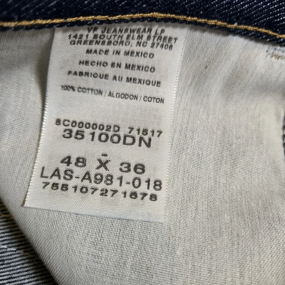 Wrangler Rugged Wear Jeans Mens 48 X‎ 36  Relaxed Fit Denim Blue Stretch